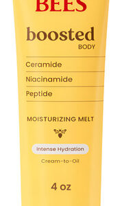 Tubo Hidratante Corporal Melt Burt&quots Bees Boosted De 120 Ml