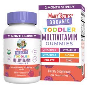 Vitamin Gummy Maryruth Organics Para Crianças De 2 Anos Ou M
