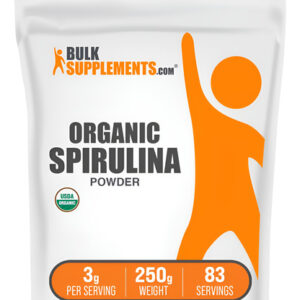 Suplementos A Granel De Espirulina Orgânica Em Pó 250g Vegan