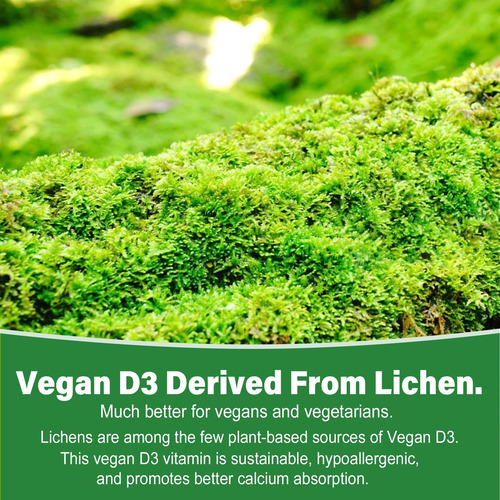 Gomas Veganas Vitamina D3 K2 Para Mais De 30 Adultos Ui - Imagem 3