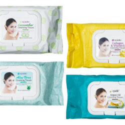 Makeup Remover Wipes Epielle Remove Dirt Oil Waterproof 60ct