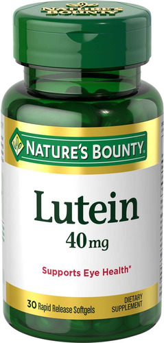 Suplementos Nature"s Bounty Luteína 40 Mg 30 Cápsulas Gelati