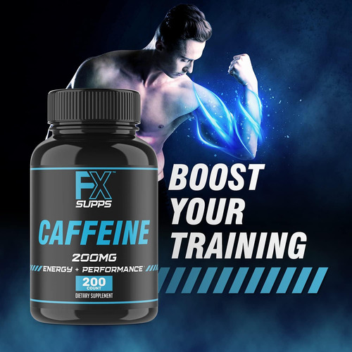 Fx Supps Caffeine 200 Mg Pílulas (2-pack 200 Cápsulas) Supl - Imagem 3