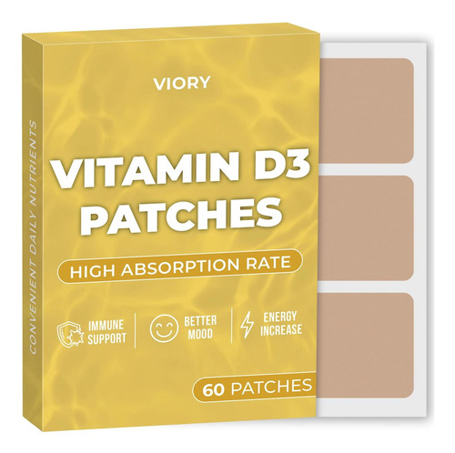 D3 Patches (pacote De % Patches Naturais Para Mulheres E Hom - Imagem 5