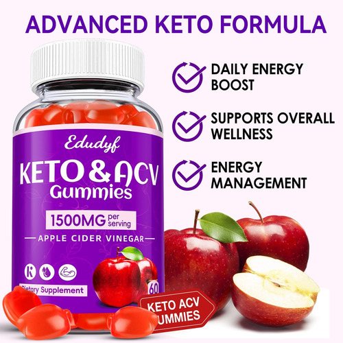 Edudyf Gomas Keto Acv 00015 Kg Apoio Cetogênico - Imagem 5