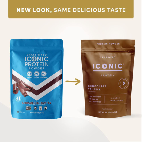 Proteína Em Pó Icônica Trufa De Chocolate 454g 17 Porções - Imagem 6