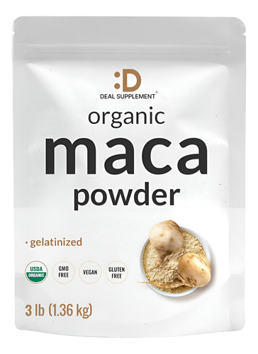 Pó De Raiz De Maca Peruana Orgânica 3 Libras - Forma Gelati