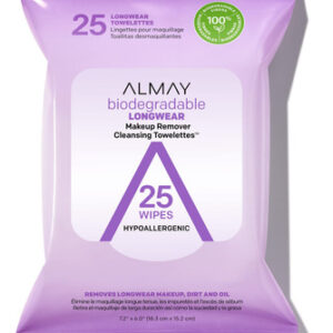 Toalhetes Desmaquilhantes Almay Longwear Waterproof 25 Unida