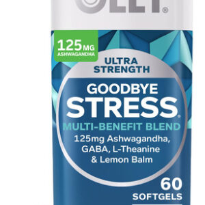 Suplemento Olly Ultra Strength Goodbye Stress 60 Cápsulas Ge