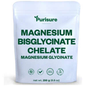 Quelato De Bisglicinato De Magnésio De Purisure 250g Pó De