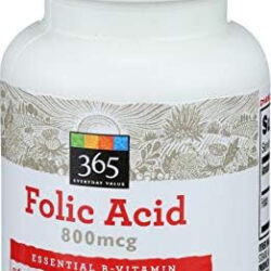 365 Valor Diário Ácido Fólico 800mcg 250 Ct