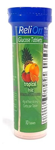 Relion Glucose Tabets: Laranja Tropical E Ponche De Frutas - Imagem 5