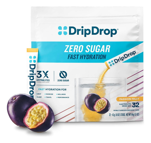 Hidratação Dripdrop - Maracujá Zero Açúcar - Mix De Bebida E - Imagem 10