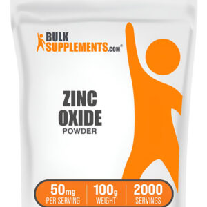 Suplementos A Granel De Óxido De Zinco Em Pó 50 Mg 100 G Sup