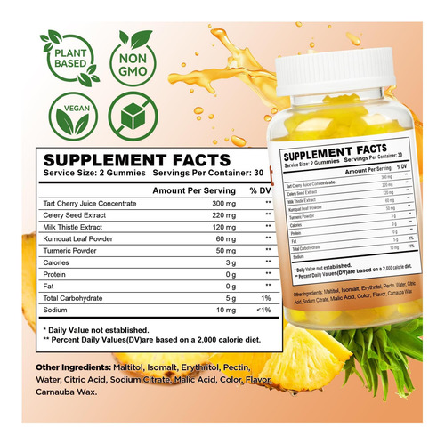 Feelherbs Natural Joint Apoio Gummies For Women & Men E De E - Imagem 9