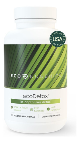 Suplemento Econugenics Ecodetox Para Desintoxicação Do Fígad - Imagem 6