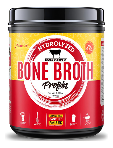 Proteína En Polvo Zammex 600g - Imagem 10