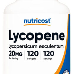 Lycopeno Nutricost (20mg) 120 Softgels - Sem Glúten Não -og