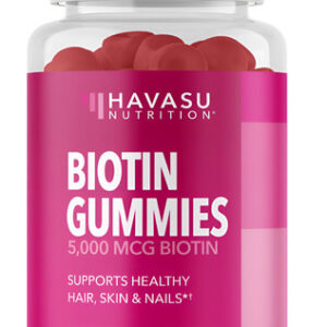 Suplemento De Goma De Biotina Havasu Nutrition 5000 Mcg 90 U