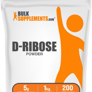 Suplemento De D-ribose Bulksupplements.com 1 Kg (pacote De 1