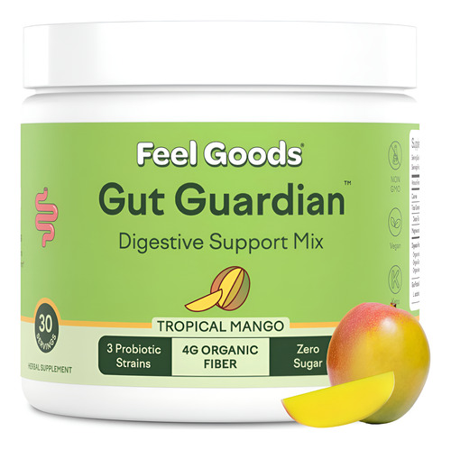 Suplemento Feel Goods Gut Guardian Fiber Probiotic 30 Ct