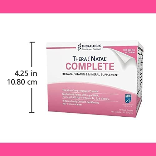 Theranatal Vitamina Prenatal Completa Com Dha E Ácido Fólico - Imagem 7