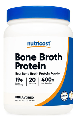 Proteína De Caldo De Osso Com Carne E Nozes Alta Proteína