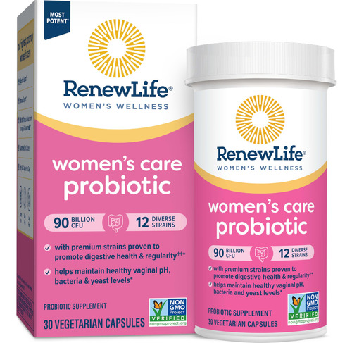 Cápsulas Probióticas Renew Life Women"s 90 Bilhões De Cfu 30