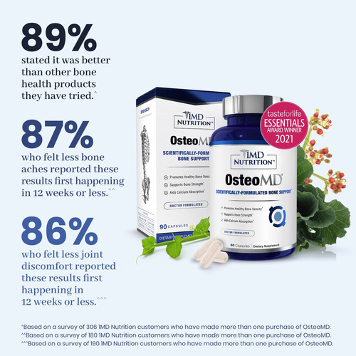 Suplemento 1md Nutrition Osteomd Bone Support 90 Cápsulas - Imagem 6