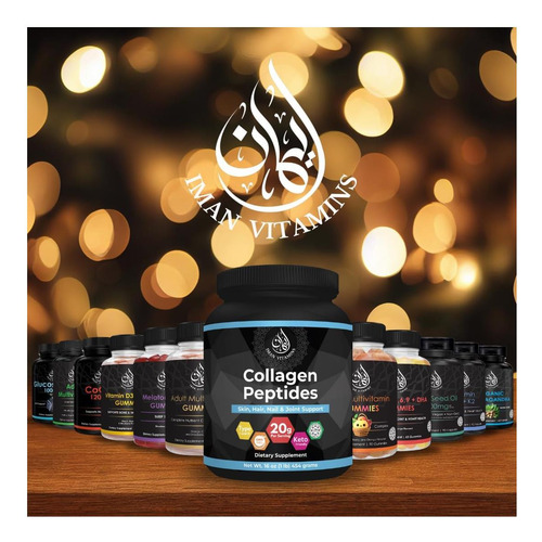 Iman Vitaminas De Vitaminas Halal Pereptides De Colgena 1 E - Imagem 12