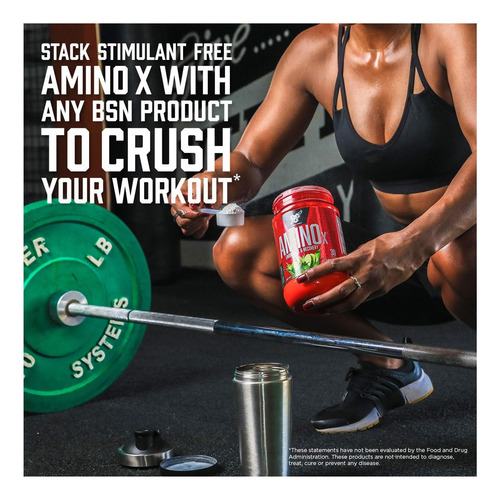 Bsn Amino X Recuperação Muscular E Pó De Resistência Com 10 - Imagem 6