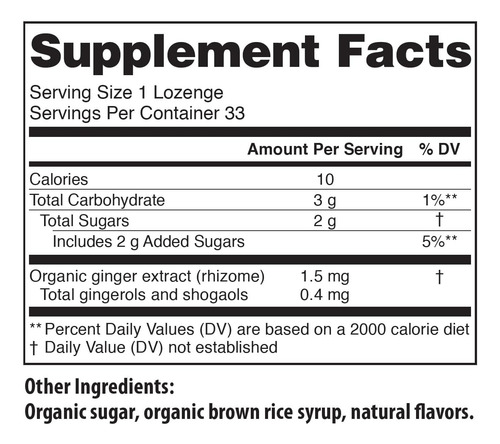 Tummydrops Usda Orgânico Doce Blackberry Gengibre - Imagem 8