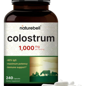 Suplemento Naturebell Colostrum 1.000 Mg 240 Cápsulas
