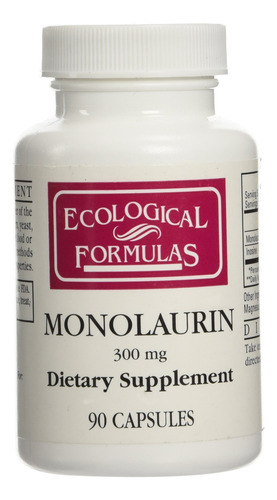 Suplemento De Fórmulas Ecológicas Monolaurina 300mg 90 Cápsu