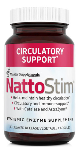 Master Supplements Nattostim - 30 Cápsulas Vegetais De Liber