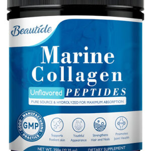 Peptídeos De Colágeno Marinho Em Pó Beautide Com Vitamina C