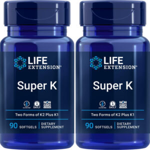 Life Extension Super K 90 Cápsulas Gelatinosas (pacote Com