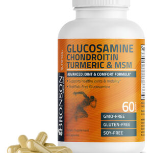 Suplemento Bronson Glucosamina Condroitina Cúrcuma E Msm