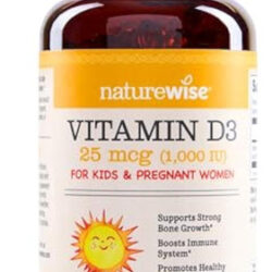 Vitamina D3 Naturewise 1000 Iu (25 Mcg) É Saudável