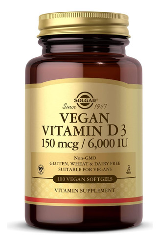 Solgar Vegan Vitamin D3 (colecalciferol) 150 Mcg (6.000 Ui) - Imagem 7