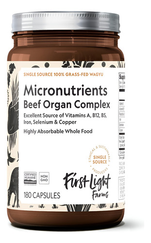 Suplemento De Órgão De Carne Wagyu Da First Light Farms Alim - Imagem 8