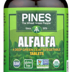 Pines Alfafa Orgânica Comprimidos De 500 Contagens