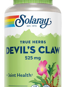 Suplemento Solaray Devils Claw Root 525 Mg 100 Cápsulas
