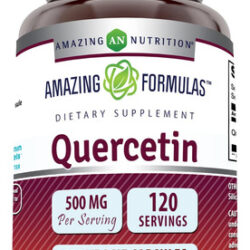 Suplemento Amazing Formulas Quercetina 500mg 120 Cápsulas