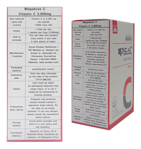 Gianano Megadose Vitamina C 3.000 Mg Pó Em Bastão Embalado - Imagem 16