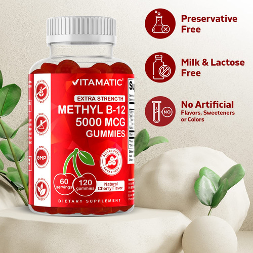 Vitamatic Vitamina B12 Extra Forte 5000 Mcg (metil B12) - Imagem 11