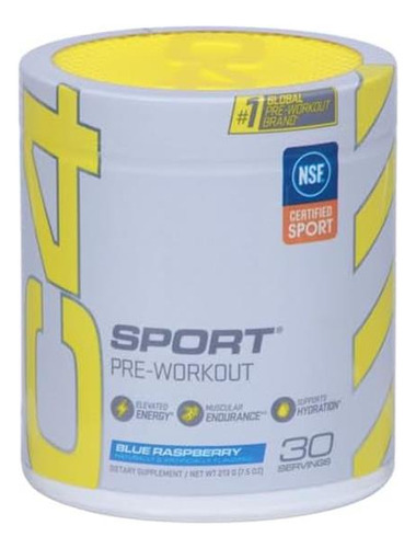 Pó De Pré-treino Cellucor C4 Sport Blue Raspberry Energía - Imagem 13