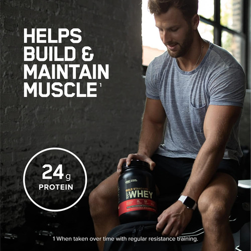 Gold Standard Food Supplement Protein 2.27 Kilogram. Aa Dc - Imagem 4