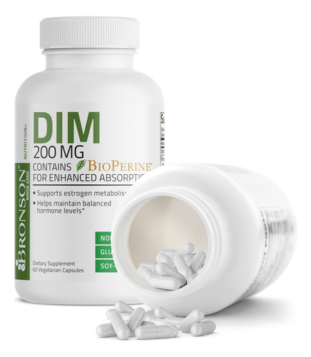 Suplemento Bronson Dim 200 Mg De Diindolimetano Com Bioperin - Imagem 5