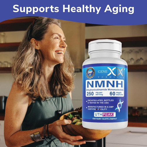 Genex Formulas 250 Mg Nmnh (60 Cápsulas - 30 Porções) Uthp - Imagem 8